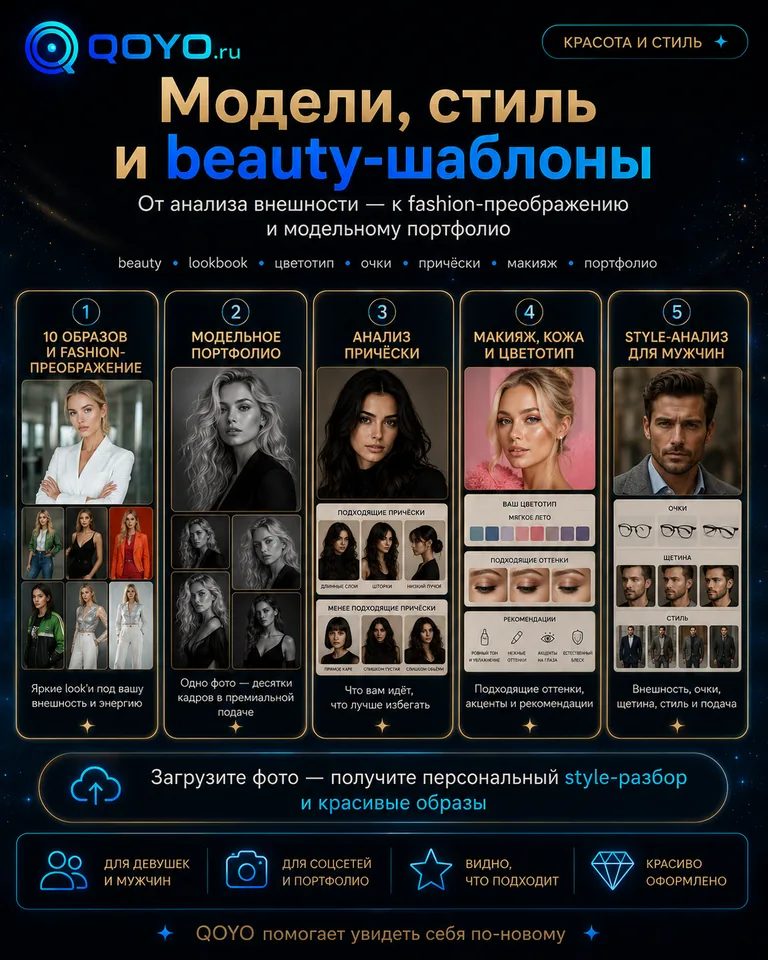 От студийного фото — к beauty-портрету, fashion-образам и ленте контента